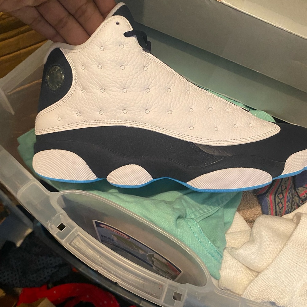 Air Jordan 13 Obsidian Dark Powder Blue